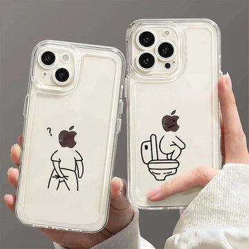 Matchstick Men Clear Couple Case