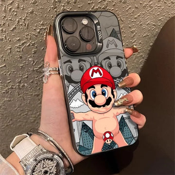 Mushroom Mario Lens iPhone Case